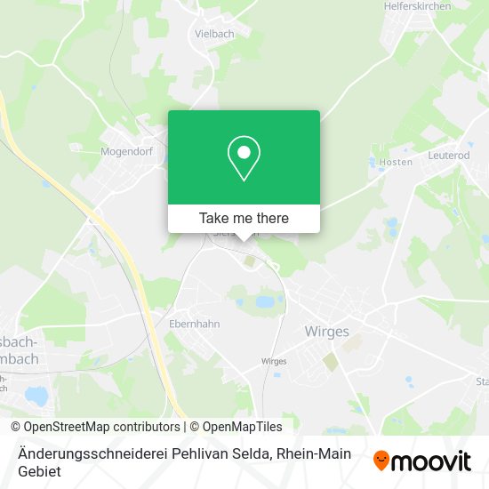 Карта Änderungsschneiderei Pehlivan Selda