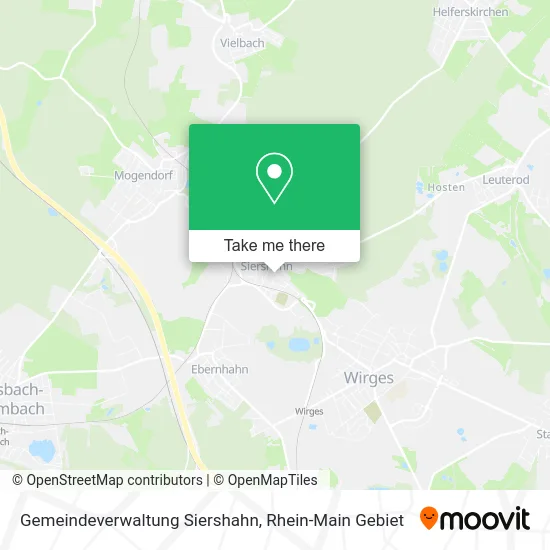 Карта Gemeindeverwaltung Siershahn