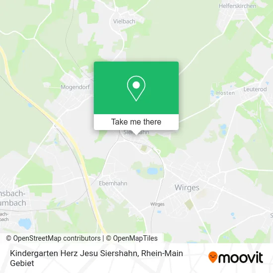 Карта Kindergarten Herz Jesu Siershahn