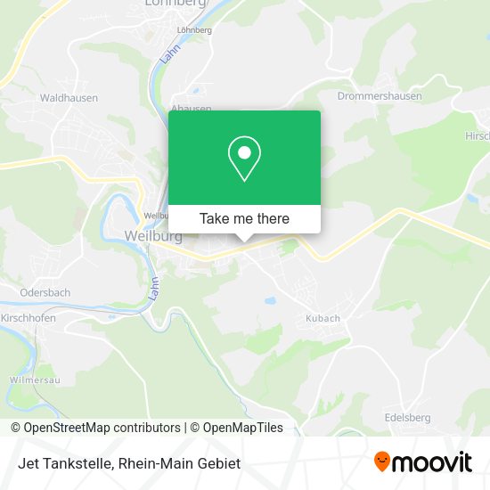 Карта Jet Tankstelle