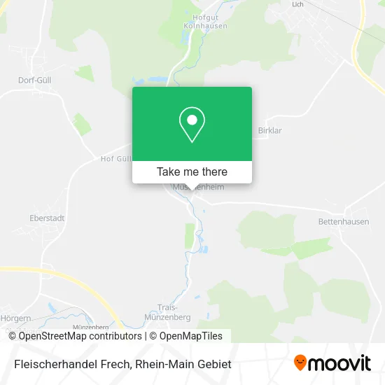 Карта Fleischerhandel Frech