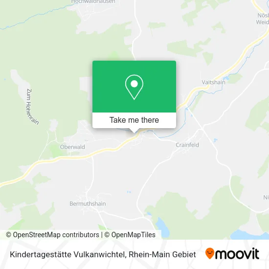 Карта Kindertagestätte Vulkanwichtel