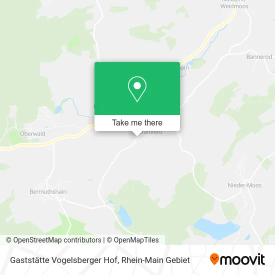 Карта Gaststätte Vogelsberger Hof