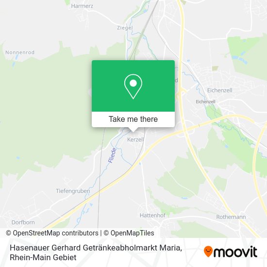 Карта Hasenauer Gerhard Getränkeabholmarkt Maria