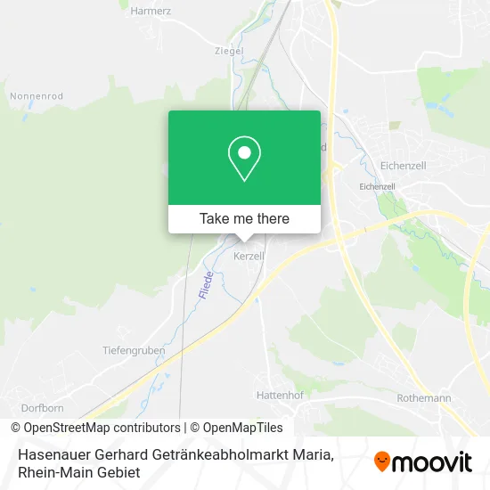 Карта Hasenauer Gerhard Getränkeabholmarkt Maria