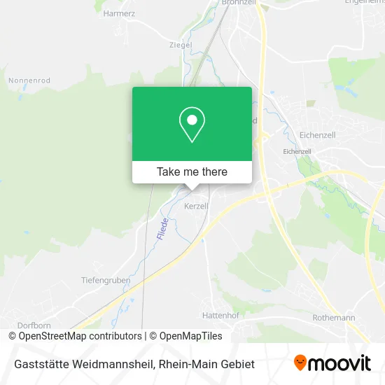 Карта Gaststätte Weidmannsheil