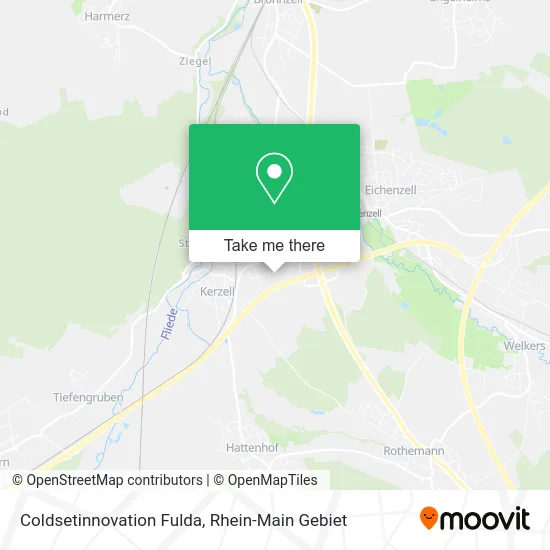 Карта Coldsetinnovation Fulda