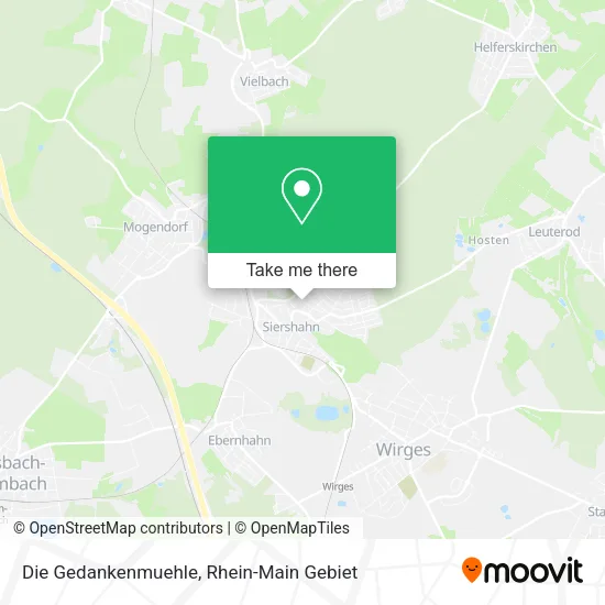Карта Die Gedankenmuehle