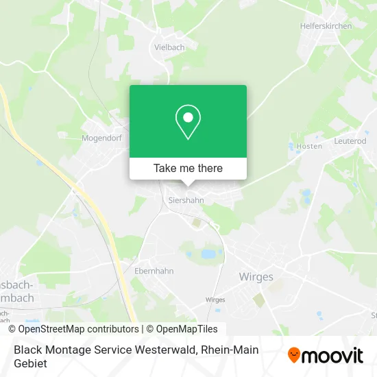 Карта Black Montage Service Westerwald