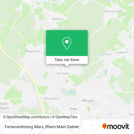 Карта Ferienwohnung Marx