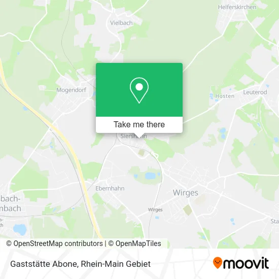 Карта Gaststätte Abone