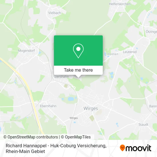 Карта Richard Hannappel - Huk-Coburg Versicherung