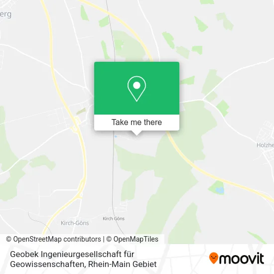 Карта Geobek Ingenieurgesellschaft für Geowissenschaften