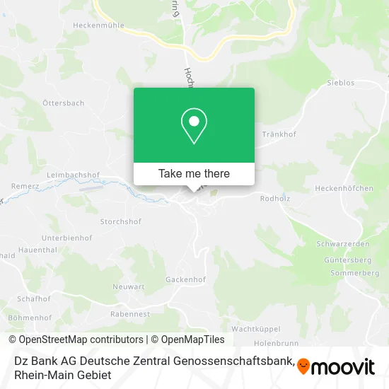 Карта Dz Bank AG Deutsche Zentral Genossenschaftsbank