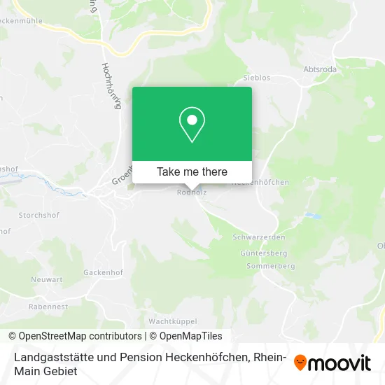 Карта Landgaststätte und Pension Heckenhöfchen