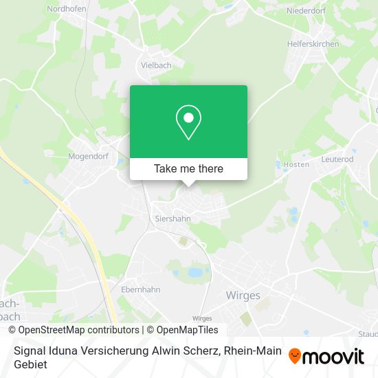 Карта Signal Iduna Versicherung Alwin Scherz