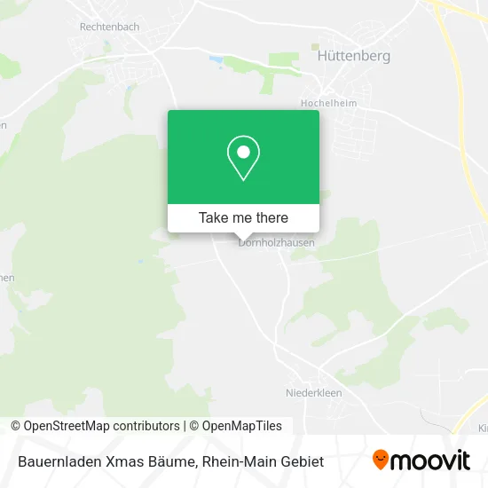 Карта Bauernladen Xmas Bäume
