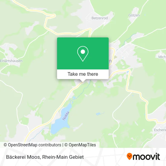 Карта Bäckerei Moos