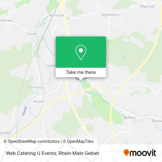Web Catering U Events map