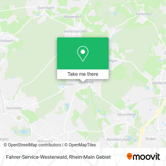 Карта Fahrer-Service-Westerwald