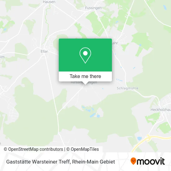 Карта Gaststätte Warsteiner Treff