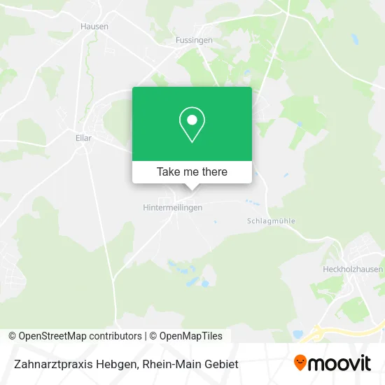 Карта Zahnarztpraxis Hebgen