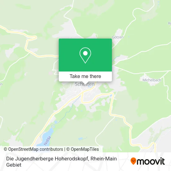 Карта Die Jugendherberge Hoherodskopf