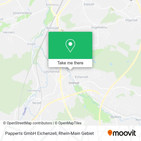 Карта Papperts GmbH Eichenzell