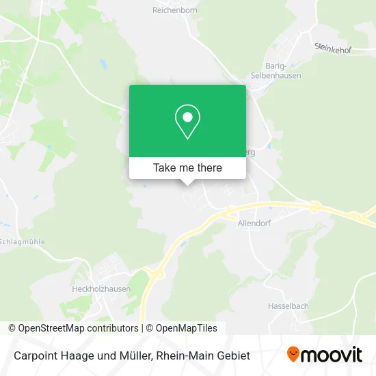 Карта Carpoint Haage und Müller