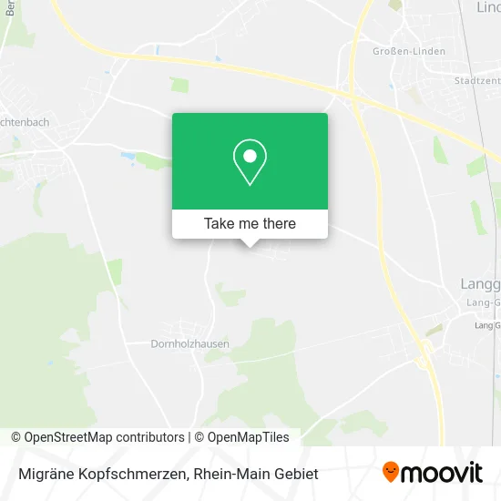 Карта Migräne Kopfschmerzen