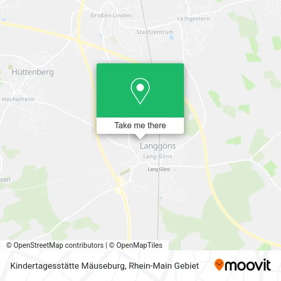 Карта Kindertagesstätte Mäuseburg