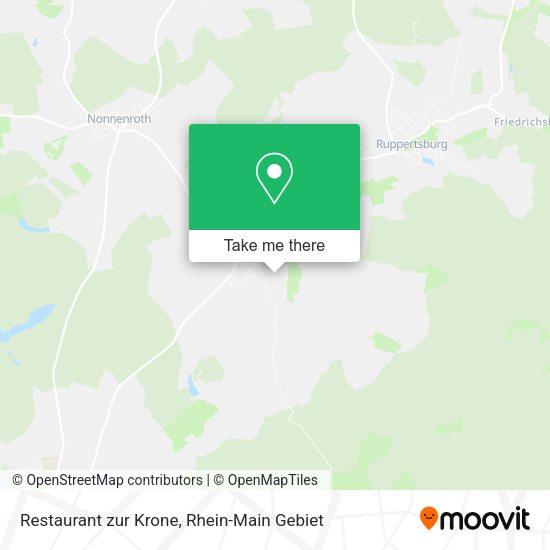 Карта Restaurant zur Krone