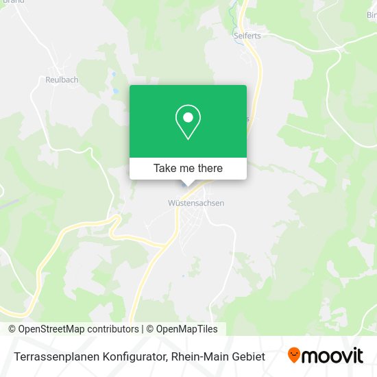 Карта Terrassenplanen Konfigurator