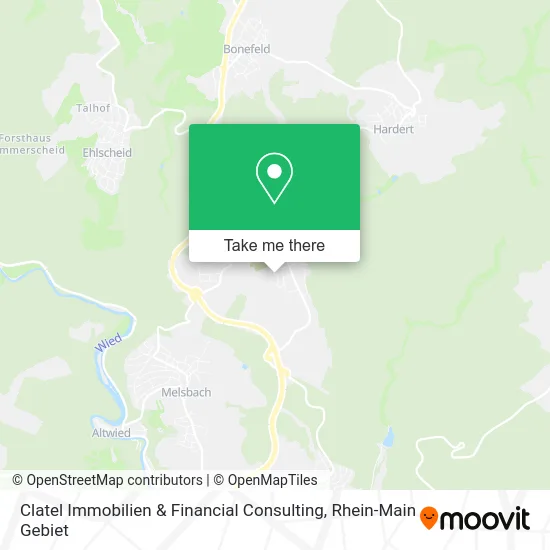 Карта Clatel Immobilien & Financial Consulting