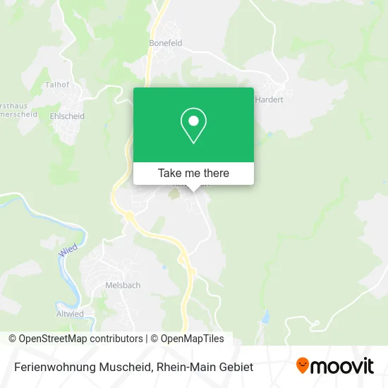 Карта Ferienwohnung Muscheid