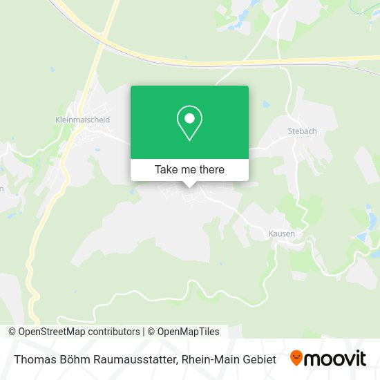 Карта Thomas Böhm Raumausstatter