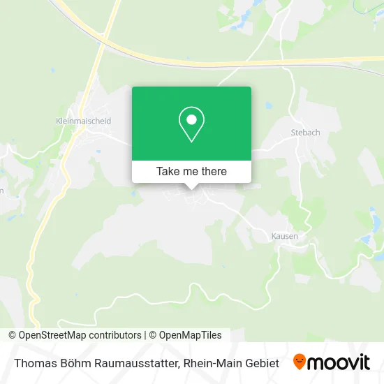 Карта Thomas Böhm Raumausstatter
