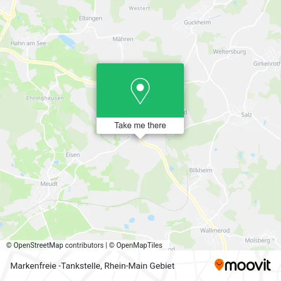 Карта Markenfreie -Tankstelle