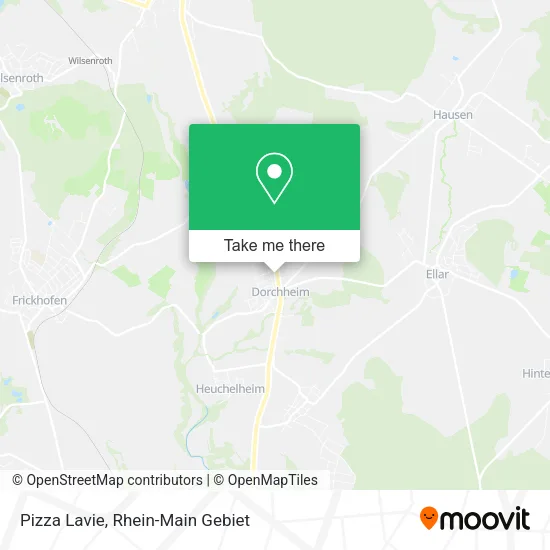 Карта Pizza Lavie