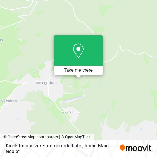 Карта Kiosk Imbiss zur Sommerrodelbahn