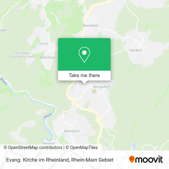 Карта Evang. Kirche im Rheinland