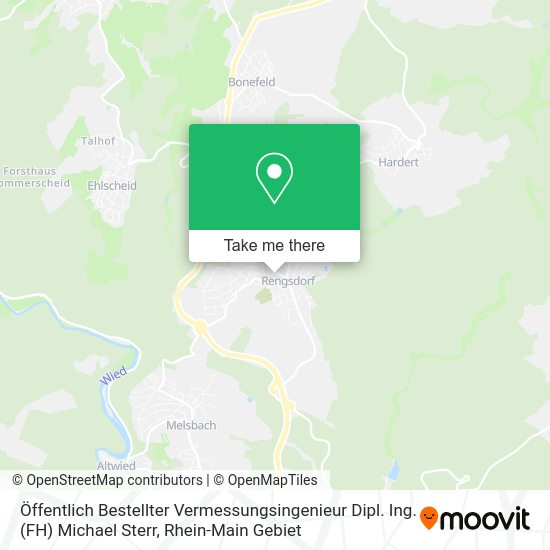 Карта Öffentlich Bestellter Vermessungsingenieur Dipl. Ing. (FH) Michael Sterr