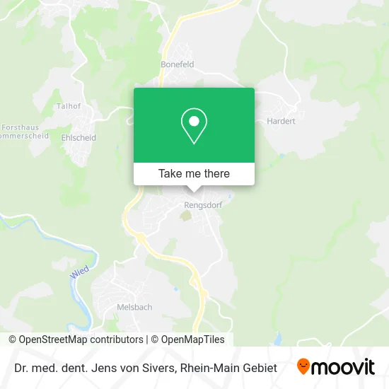 Dr. med. dent. Jens von Sivers map