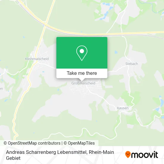 Карта Andreas Scharrenberg Lebensmittel