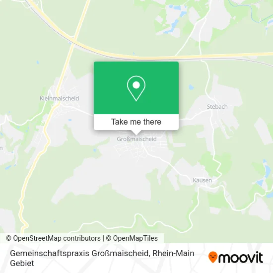 Карта Gemeinschaftspraxis Großmaischeid
