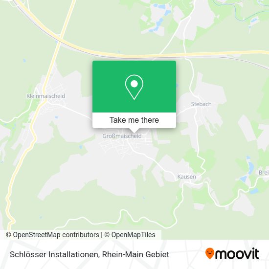 Карта Schlösser Installationen