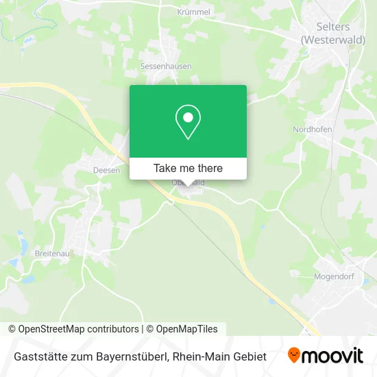 Карта Gaststätte zum Bayernstüberl