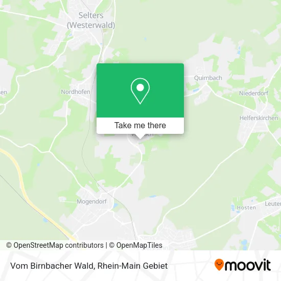 Карта Vom Birnbacher Wald