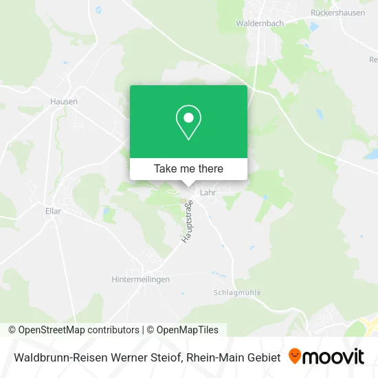 Карта Waldbrunn-Reisen Werner Steiof