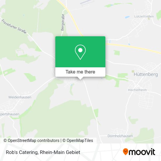 Карта Rob's Catering